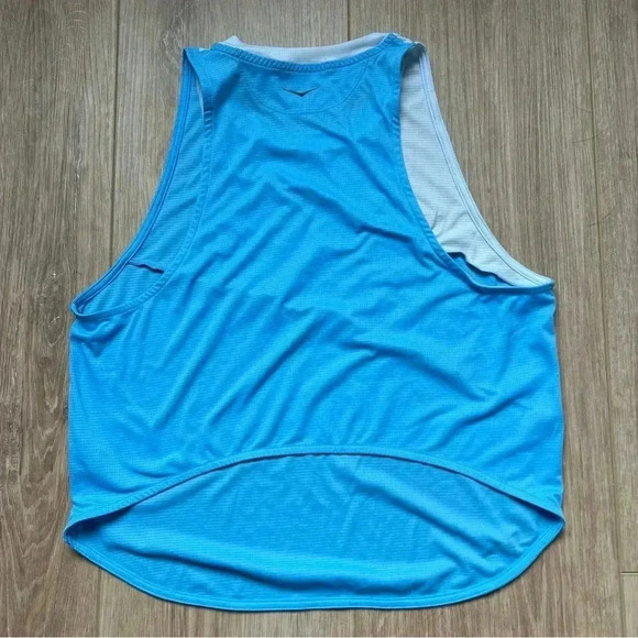Hoka One One Size Large Medium Blue with Light Blue Glide Tank - Picture 7 of 7